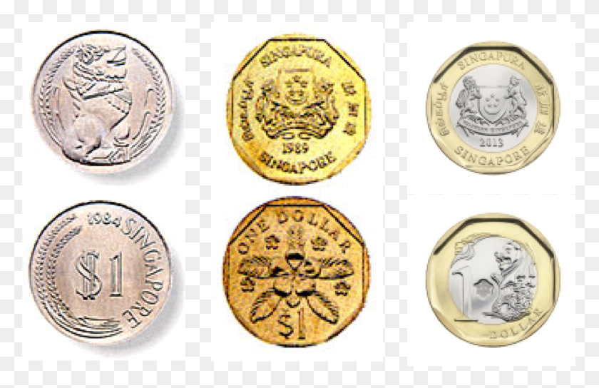 777x484 Singapore Coins Coin, Money, Nickel, Gold HD PNG Download