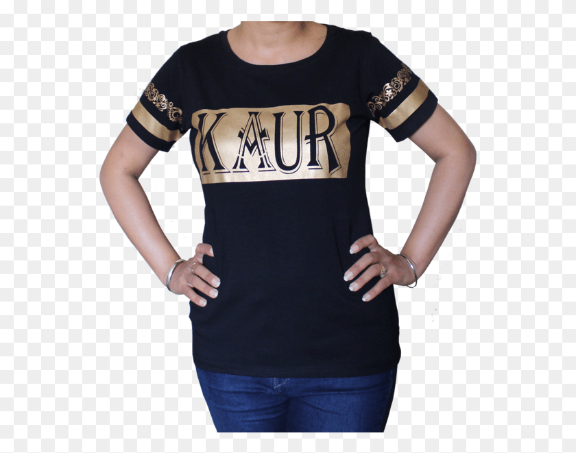 554x601 Singh Amp Kaur Punjabi Tshirt Combo Write Sardarni In T Shirt, Одежда, Одежда, Рукав Png Скачать