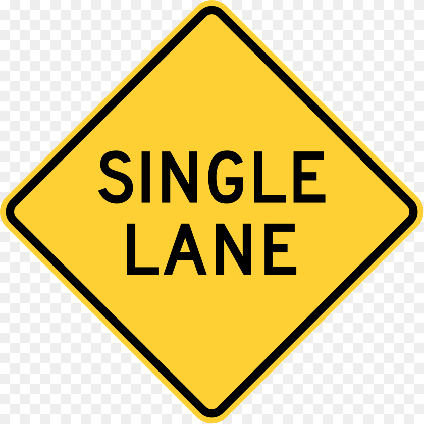 1920x1920 Single Lane New York State Clipart, Road Sign, Sign, Symbol Sticker PNG