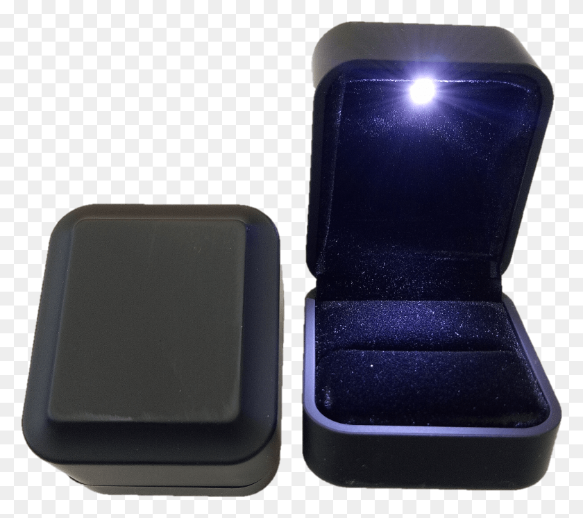 2781x2448 Single Ring Box With Led Light Black Wallet HD PNG Download
