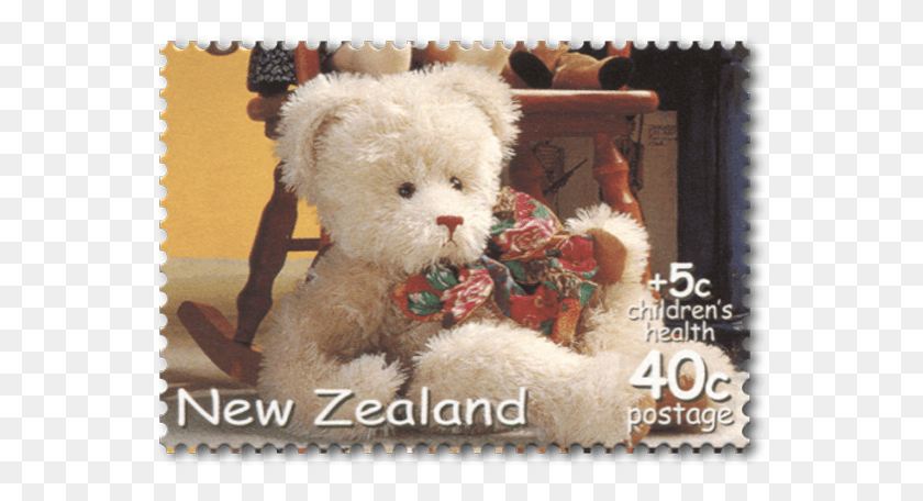 557x396 Single Stamp Postage Stamp, Teddy Bear, Toy HD PNG Download