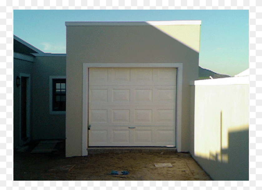 756x551 Single White Cardinal Block Fibreglass Tip Up Door Garage Door, Garage, Concrete, Housing HD PNG Download