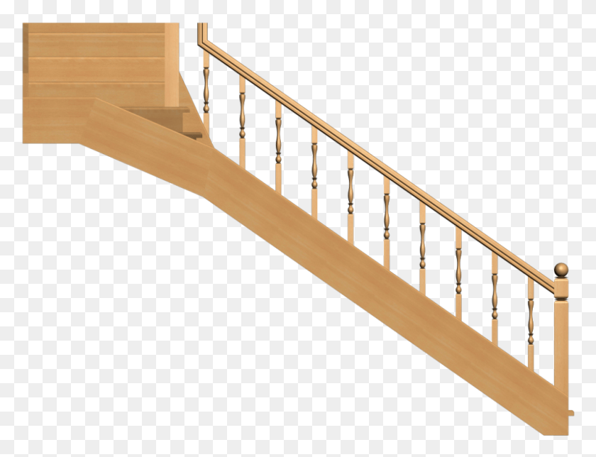 991x743 Single Winder Stairs Single Winder Stairs Stairs, Handrail, Banister, Railing HD PNG Download