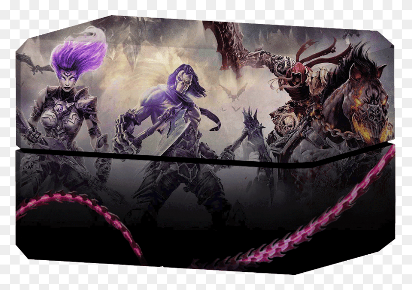 906x619 Descargar Pngsins Crate Darksiders Blades Amp Whip Franquicia Paquete, Persona Hd Png