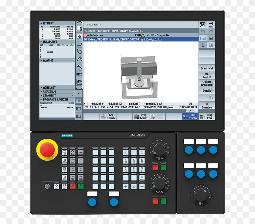 647x680 Sinumerik, Electronics, Monitor, Screen HD PNG Download