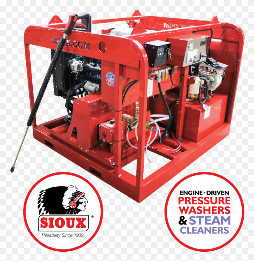 801x826 Sioux Pressure Washer Sioux S4 250 Steam Cleaner, Machine, Fire Truck, Truck HD PNG Download