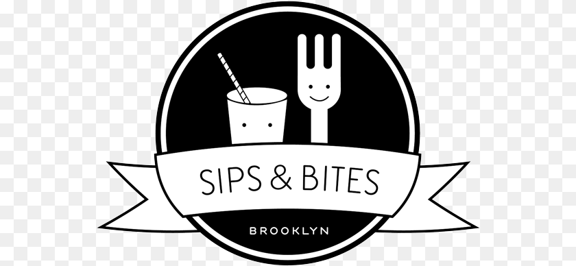 560x388 Sips Bites Cute Food Logo Design, Cutlery, Fork PNG