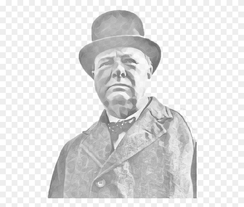 514x653 Sir Winston Churchill, Face, Person, Human HD PNG Download