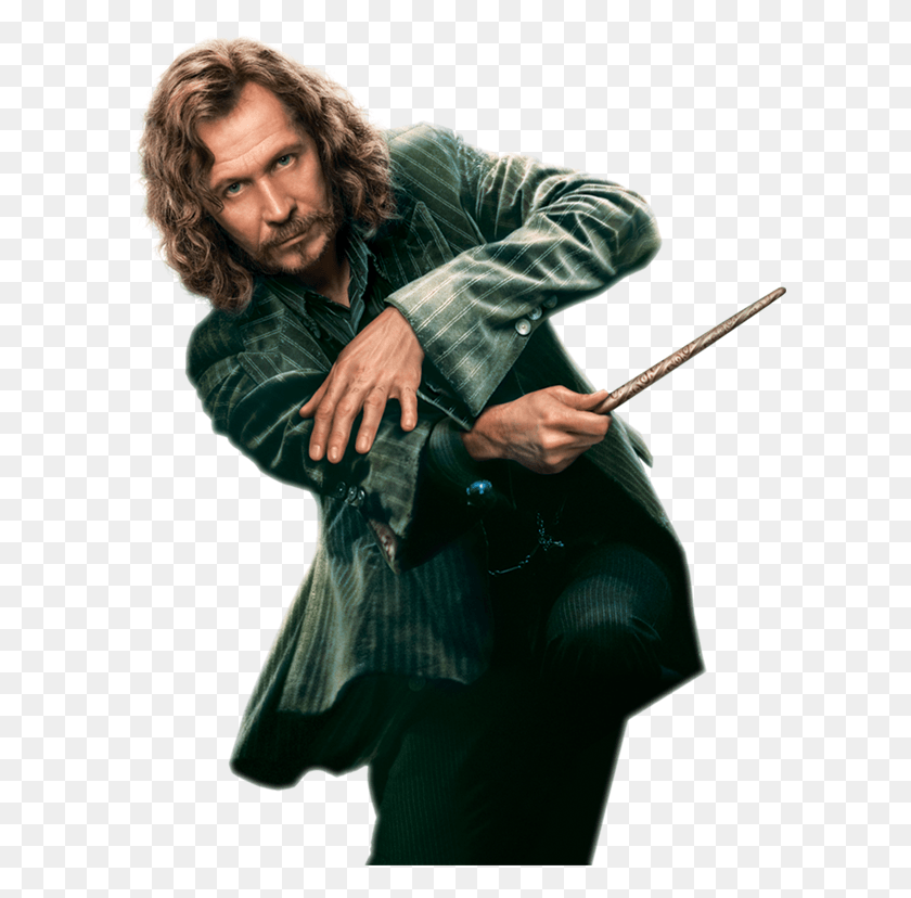 610x768 Sirius Standing Wand Sirius Black With Wand, Clothing, Apparel, Person HD PNG Download