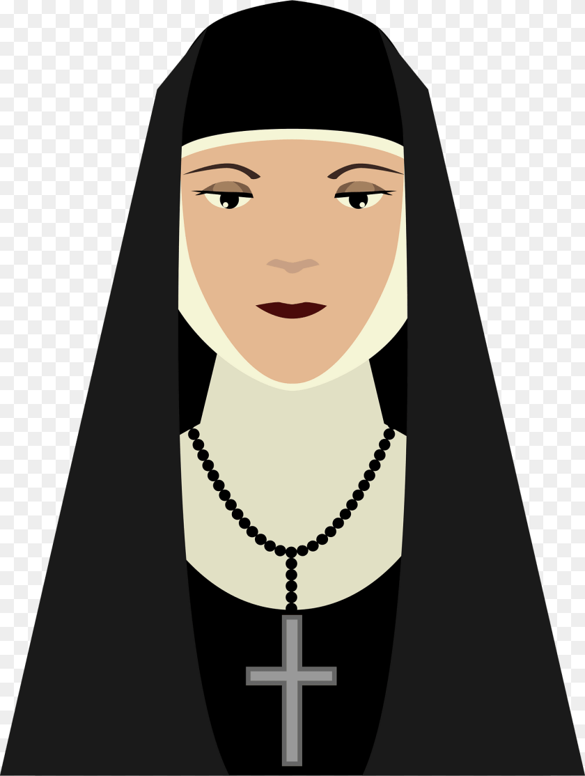 Sister In Christianity Clipart, Accessories, Necklace, Jewelry, Fashion Sticker PNG