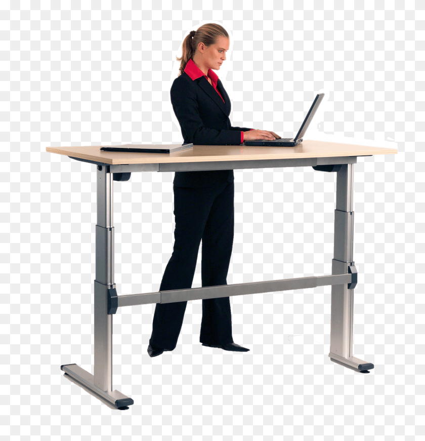 2821x2934 Sit At Desk Pluspng Adjustable Height Desk Uk, Standing, Person, Human HD PNG Download
