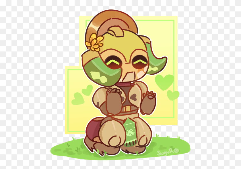 491x531 Sit Emote Orisa Overwatch Fanart Cute, Angry Birds, Sweets, Food HD PNG Download