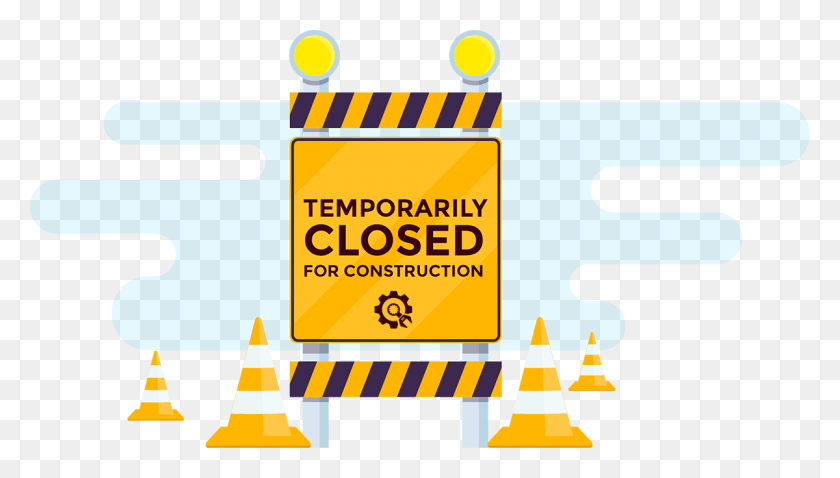 1200x644 Site Is Temporarily Closed For Construction Sorry We Are Closed Under Construction, Cone, Fence, Symbol HD PNG Download