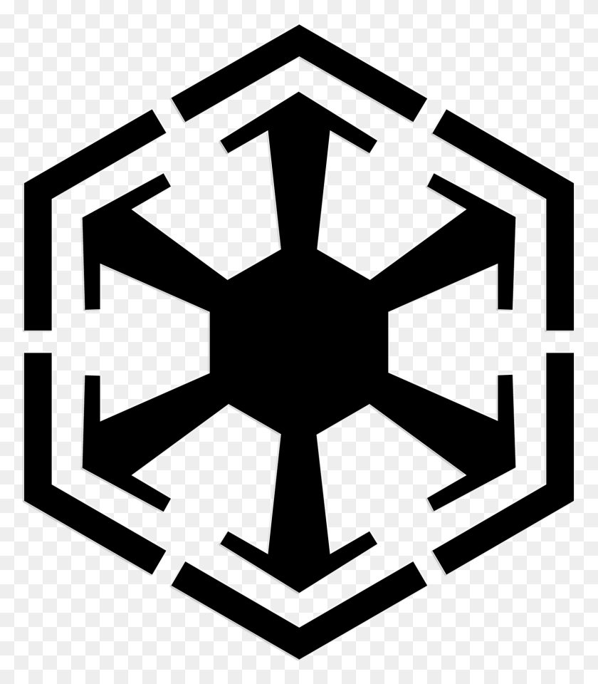 1600x1847 Sith Empire Logo, Stencil, Snowflake, Pattern HD PNG Download