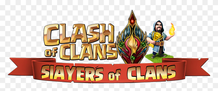 980x366 Sitio Oficial Del Clan De Clash Of Clan Плакат, Человек, Человек, Игра Hd Png Скачать