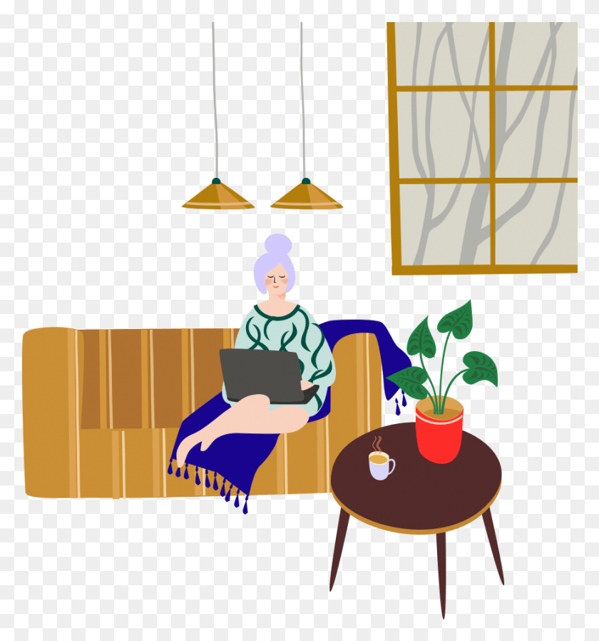 879x945 Sitting, Furniture, Indoors, Room HD PNG Download