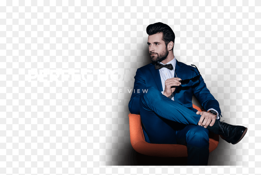 1546x1000 Sitting, Clothing, Suit, Overcoat HD PNG Download
