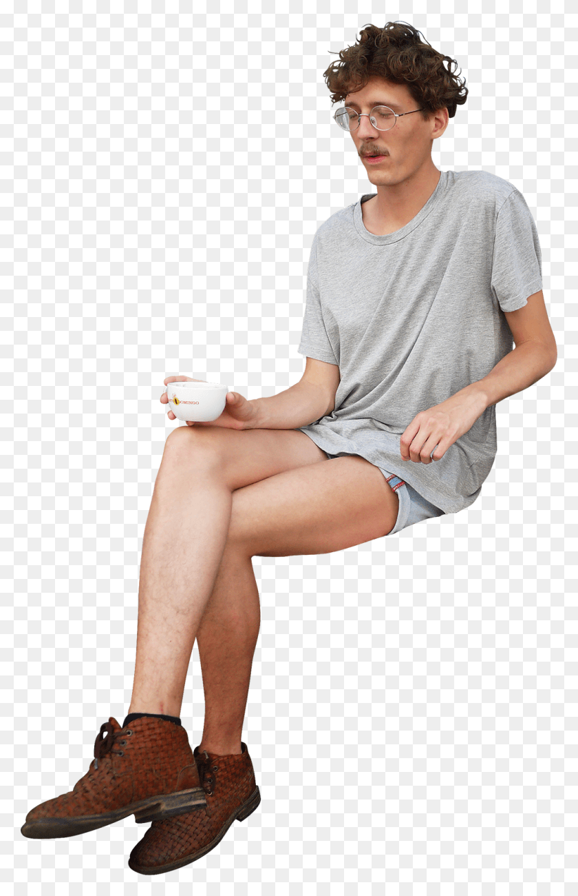 1006x1600 Sitting Coffee Image People Sitting, Clothing, Apparel, Person HD PNG Download