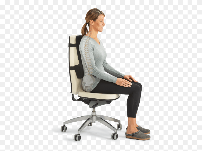434x566 Sitting On Chair Foam Roller On Chair, Furniture, Person, Human HD PNG Download