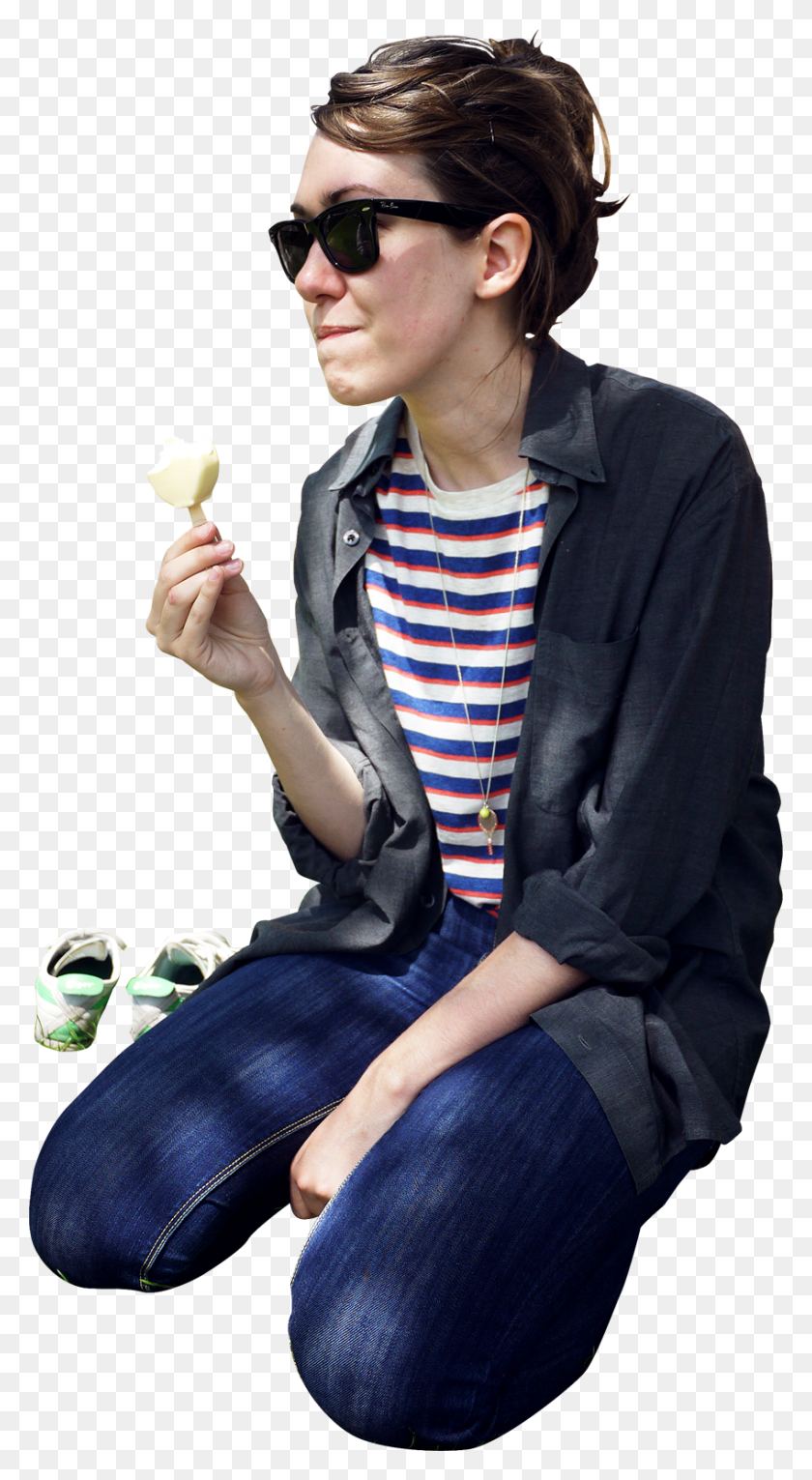 848x1600 Sitting People People Ice Cream, Sunglasses, Accessories, Accessory HD PNG Download