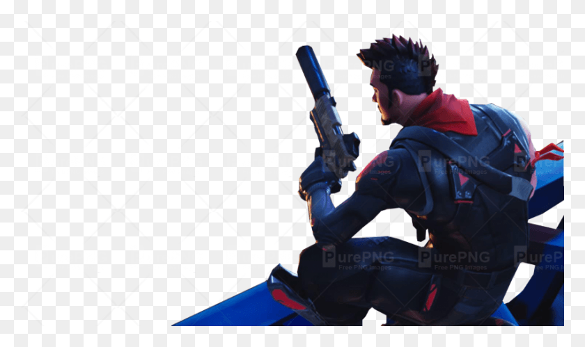 851x479 Sitting With A Gun Fortnite Thumbnail Template Free To Use Fortnite Thumbnail, Person, Human, Weapon HD PNG Download