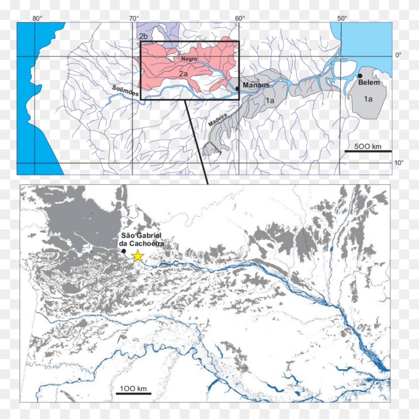 848x849 Situation Of The Studied Site And Extension Of The Atlas, Plot, Diagram, Person HD PNG Download