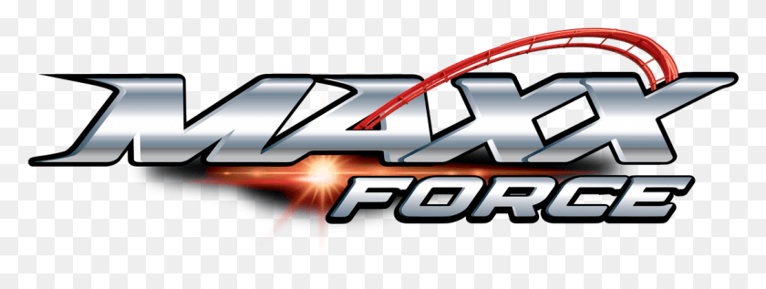 1101x363 Six Flags Great America Maxxforce Logo, Light, Symbol, Airplane HD PNG Download