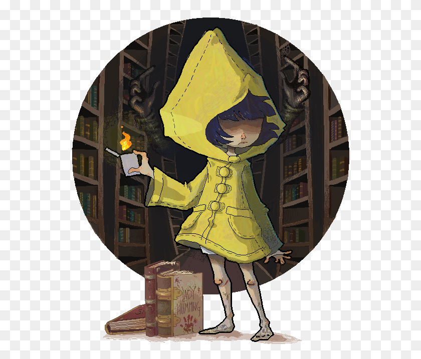 555x657 Six From Little Nightmares, Clothing, Apparel, Coat HD PNG Download