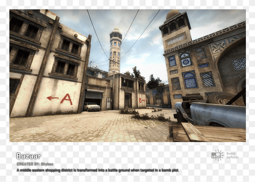 941x653 Six Top Rated Community Created Maps Playable In Competitive Cs Go Vanguard Maps, Tower, Architecture, Building HD PNG Download