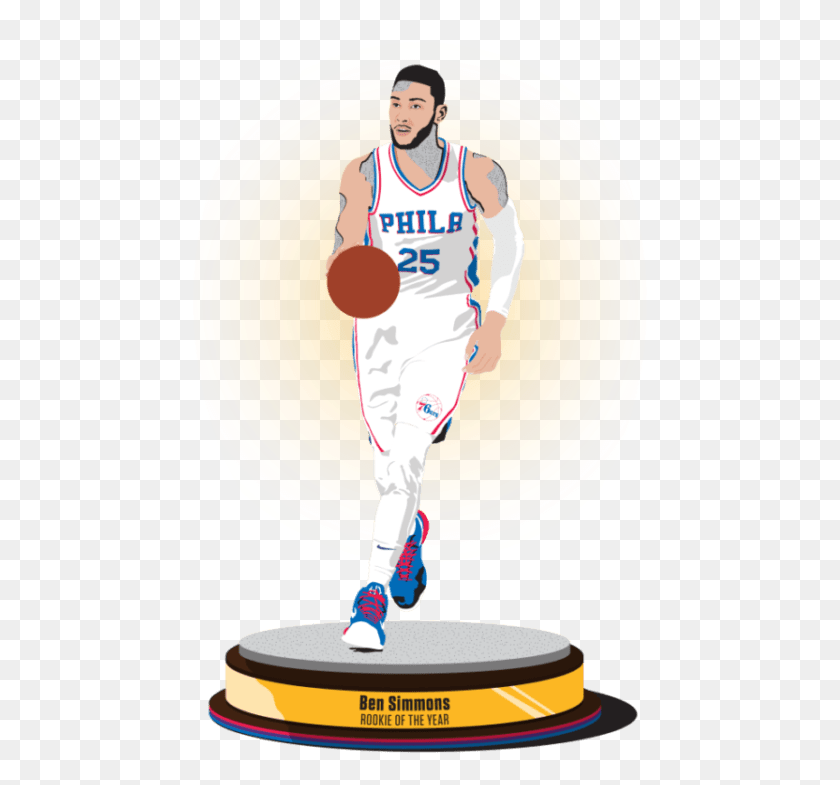 457x725 Sixers 120 Pacers Ben Simmons Rookie Of The Year, Person, Plant, People HD PNG Download