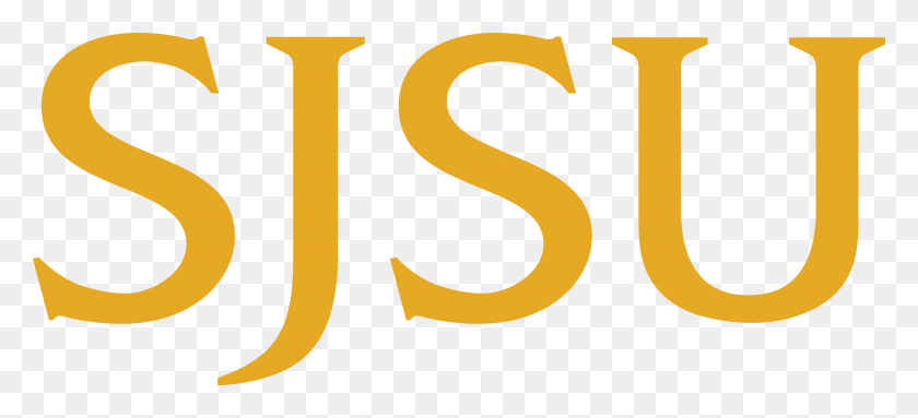 2697x1118 Descargar Pngsjsu Logo Logo San Jose State University, Texto, Alfabeto, Número Hd Png
