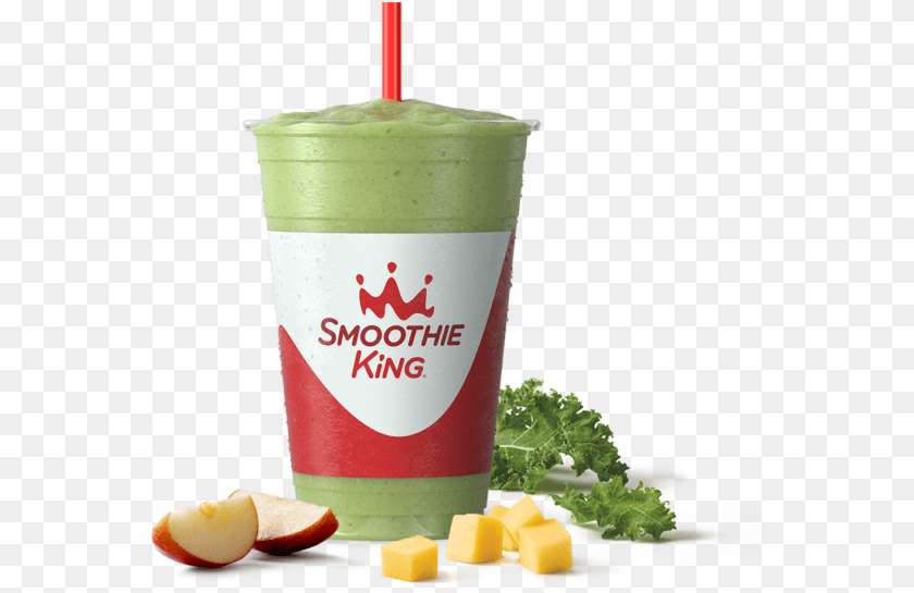 564x545 Sk Wellness Vegan Mango Kale With Ingredients Smoothie King Smoothie, Beverage, Juice, Herbs, Plant Clipart PNG
