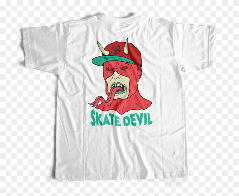 971x785 Skate Devil T Shirt, Clothing, Apparel, T-shirt HD PNG Download