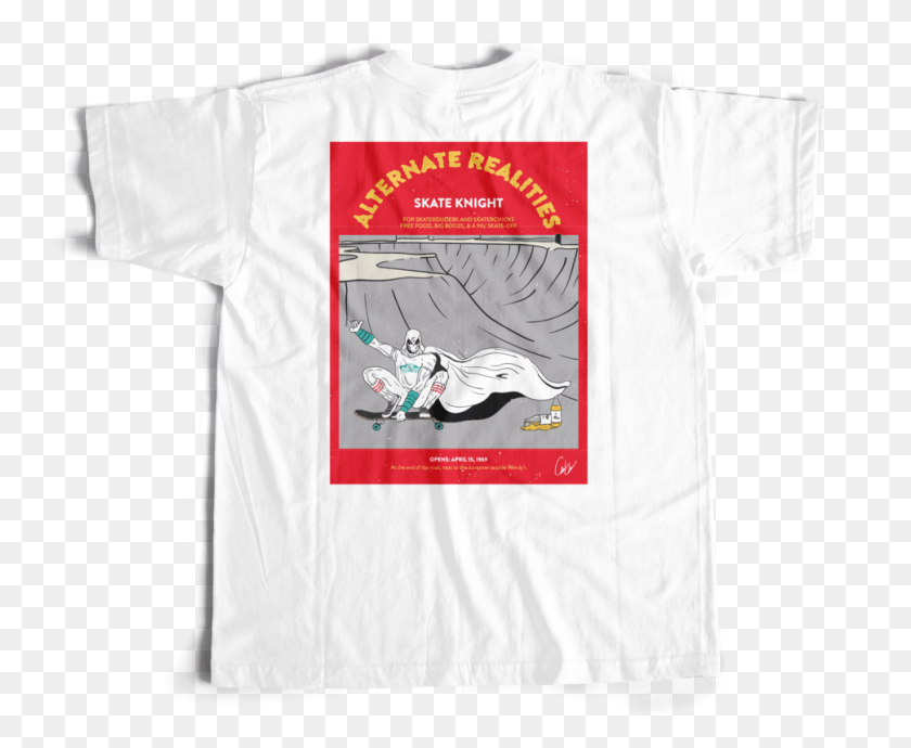 971x785 Skate Knight 40oz T Shirt, Clothing, Apparel, T-shirt HD PNG Download
