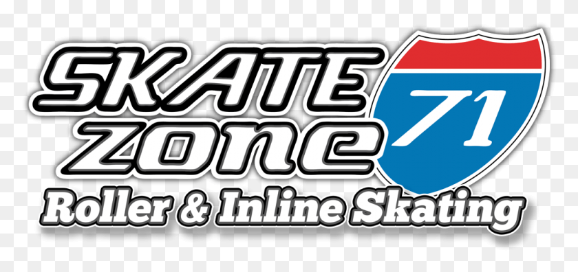 1001x432 Skate Zone 71 Logo, Label, Text, Sticker HD PNG Download