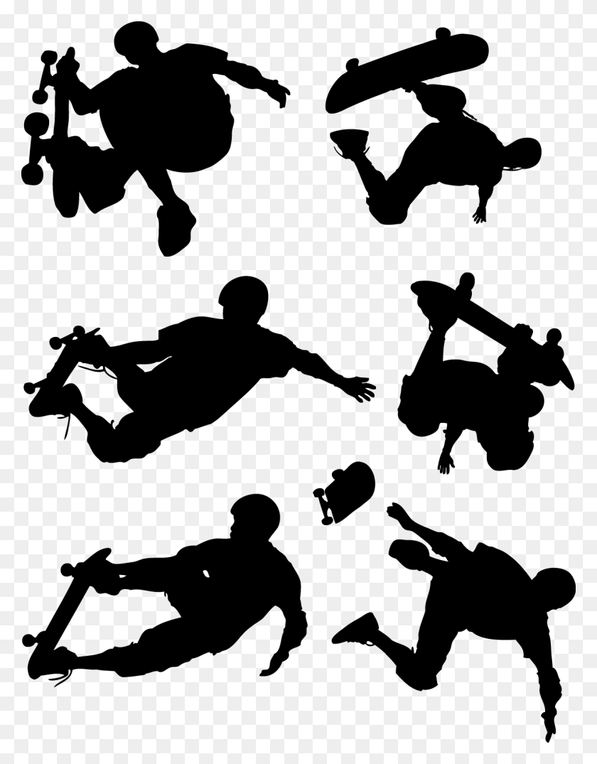 1180x1536 Skateboard Action Figures Silhouettes Vector Icon Template Skateboard Figures, Person, Human HD PNG Download