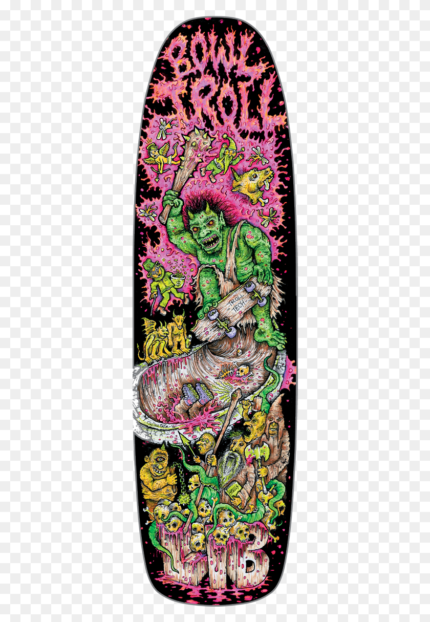 324x1155 Skateboard Image Background Skateboard Deck, Doodle HD PNG Download