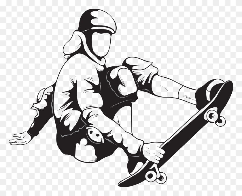 3000x2384 Скейтборд Вектор Скейт Сальто Ногой, Человек, Человек, Спорт Png Скачать