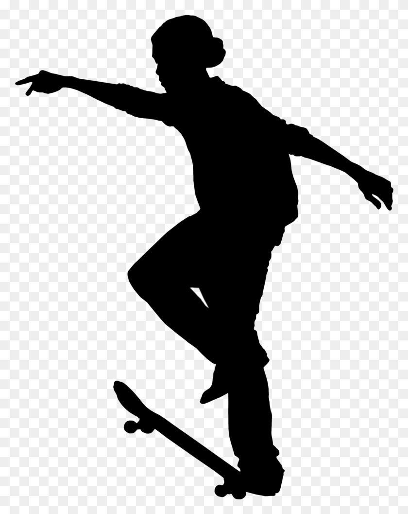 1252x1601 Skateboarding Black Amp White Silhouette Skateboarder, Gray, World Of Warcraft HD PNG Download