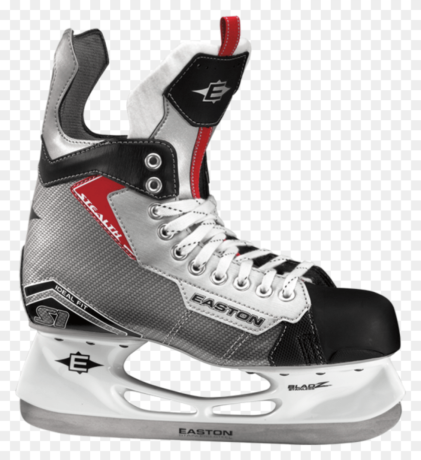 909x1001 Skates Of Ice Hockey Easton S1 Stealth Skates, Shoe, Footwear, Clothing HD PNG Download