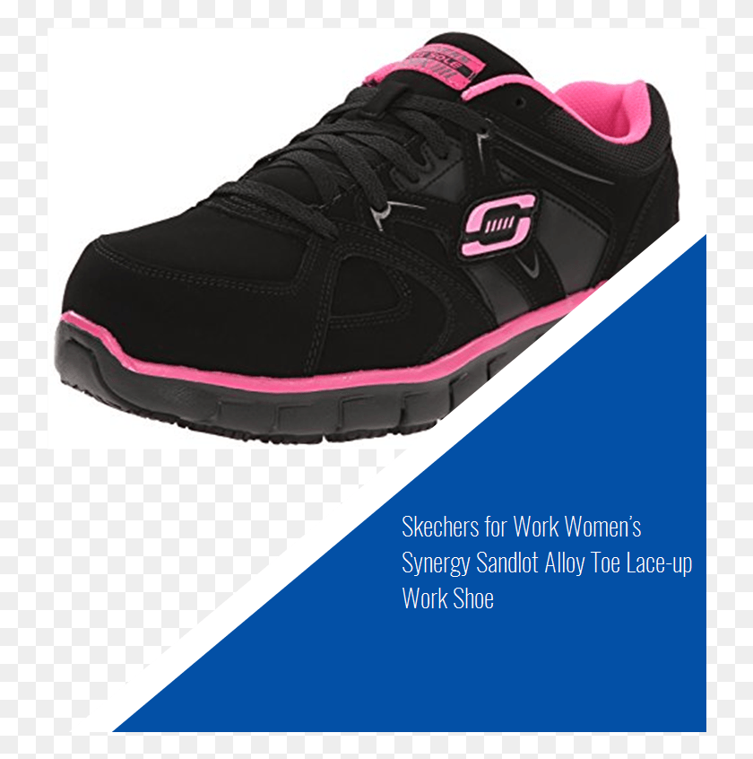 736x786 Skechers For Work Women39s Synergy Sandlot Alloy Toe Shoe, Clothing, Apparel, Footwear HD PNG Download