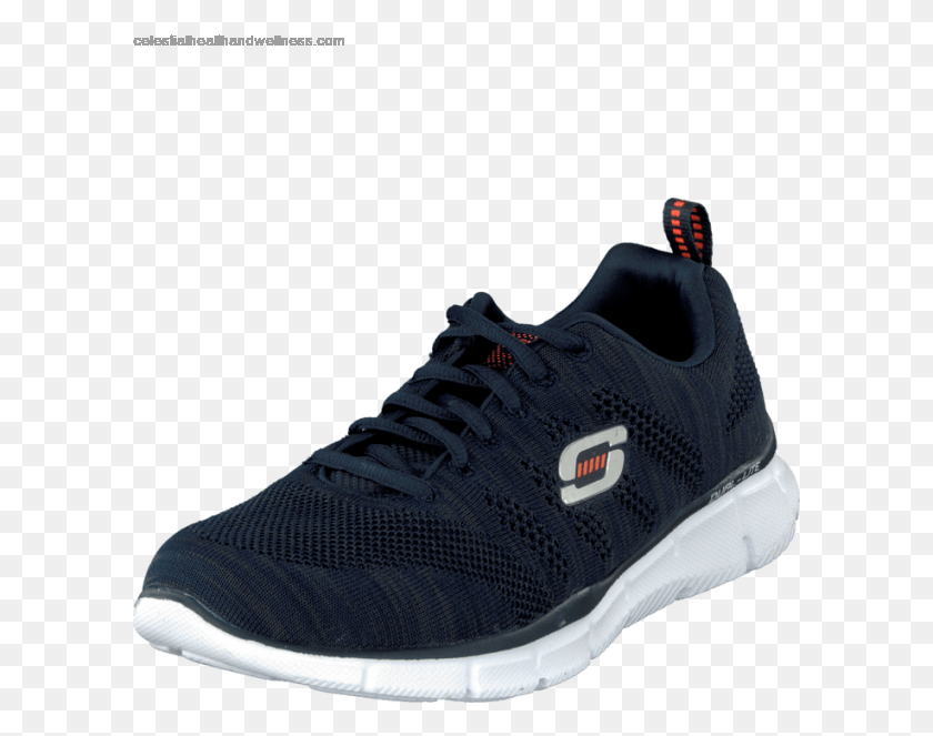 601x603 Skechers Mental Clarity Nvy Sneakers, Clothing, Apparel, Shoe HD PNG Download