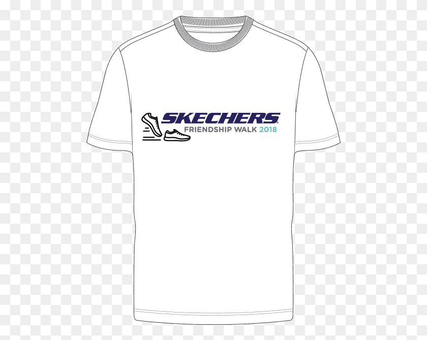 501x609 Descargar Png / Skechers Race Pack Camiseta Blanca Png