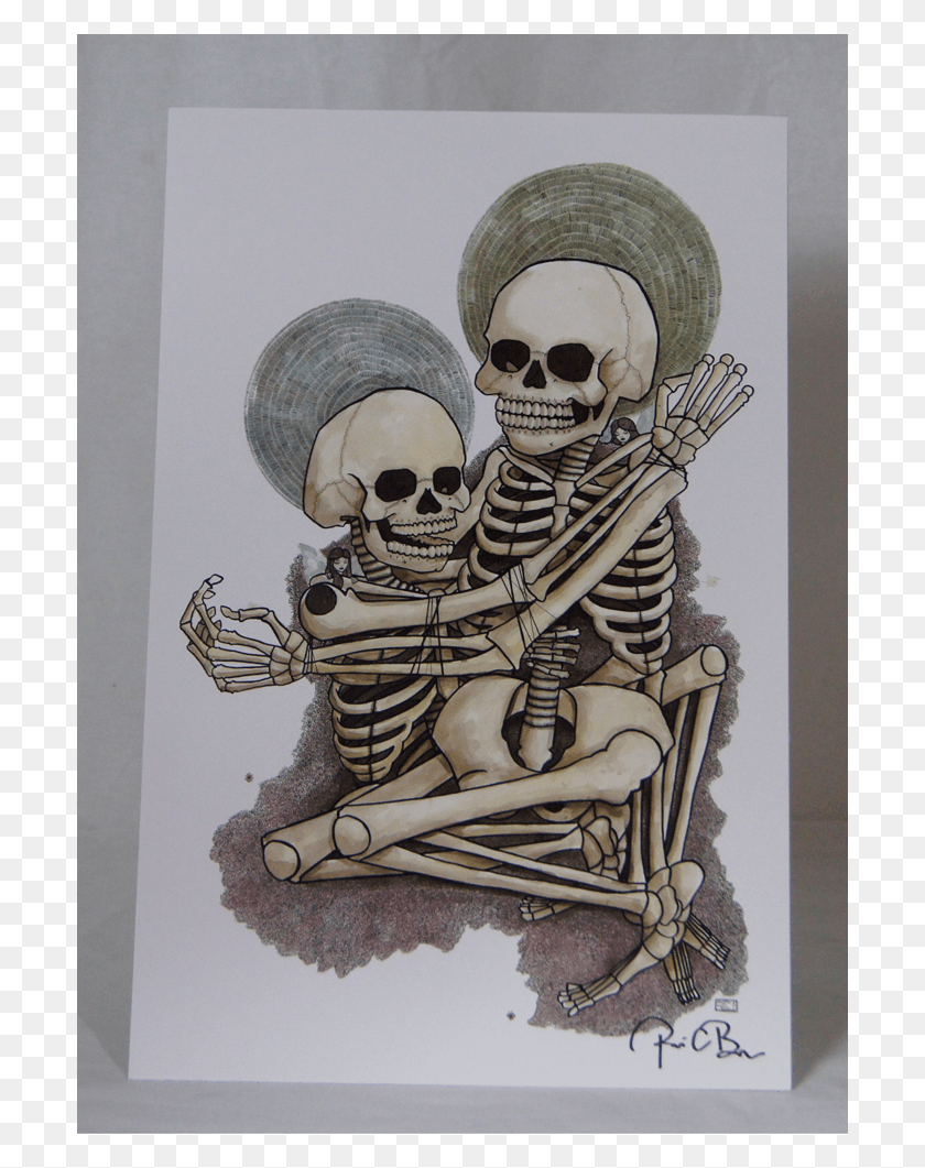 701x1001 Skeleton Couple, Person, Human HD PNG Download