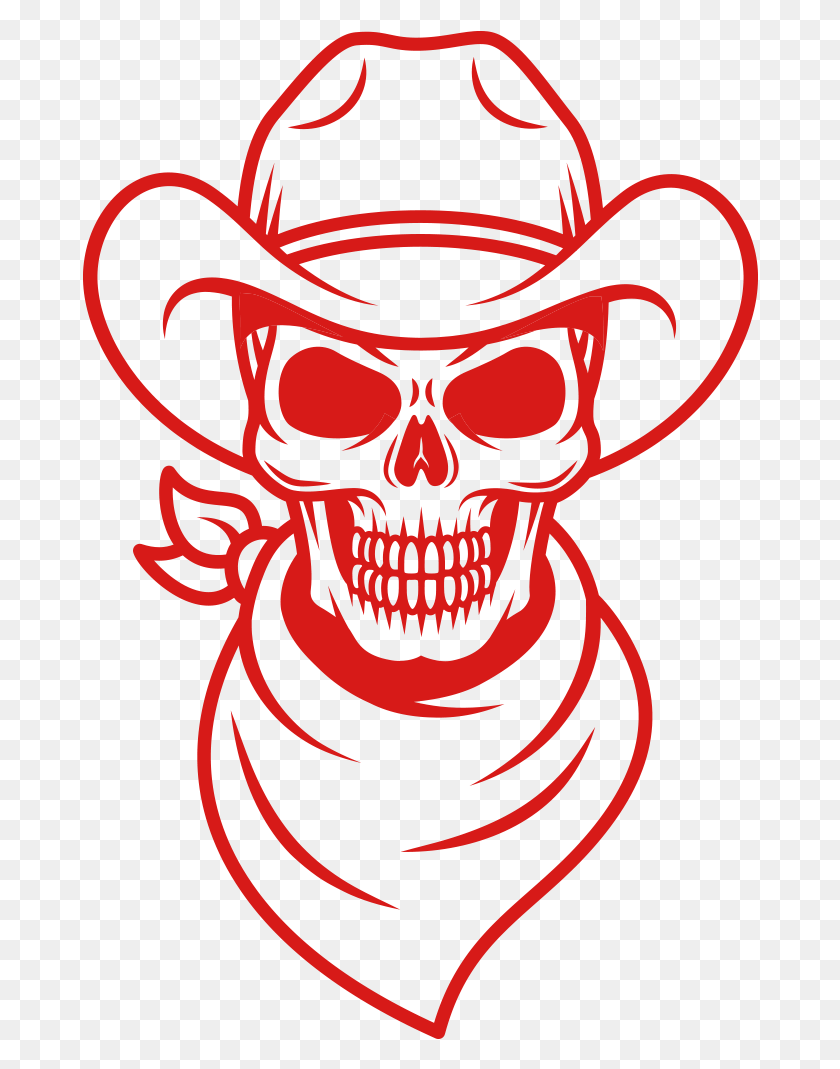 676x1009 Skeleton Hand Cowboy, Symbol, Emblem, Pirate HD PNG Download