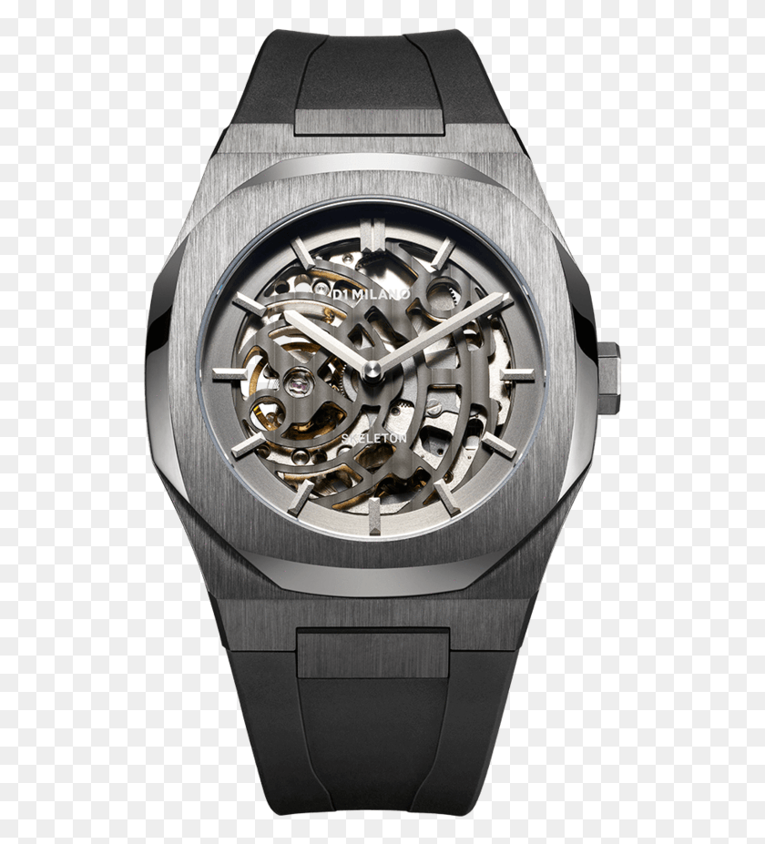 527x867 Skeleton Rubber D1 Milano, Wristwatch, Clock Tower, Tower HD PNG Download