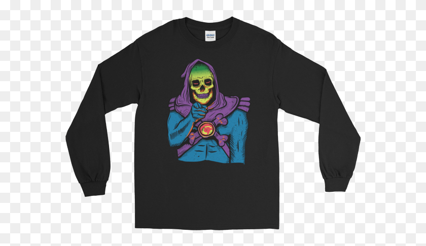 585x425 Skeletor Uncle Sam39s I Want You Long Sleeve Skull T Shirt Long Sleeved T Shirt, Clothing, Apparel, T-shirt HD PNG Download