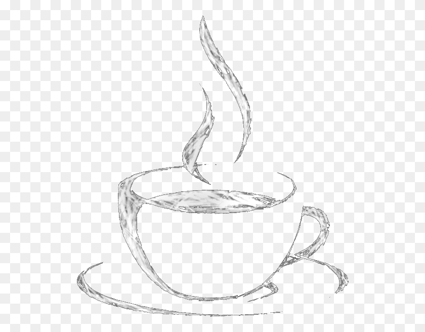 538x596 Sketch, Coffee Cup, Cup HD PNG Download