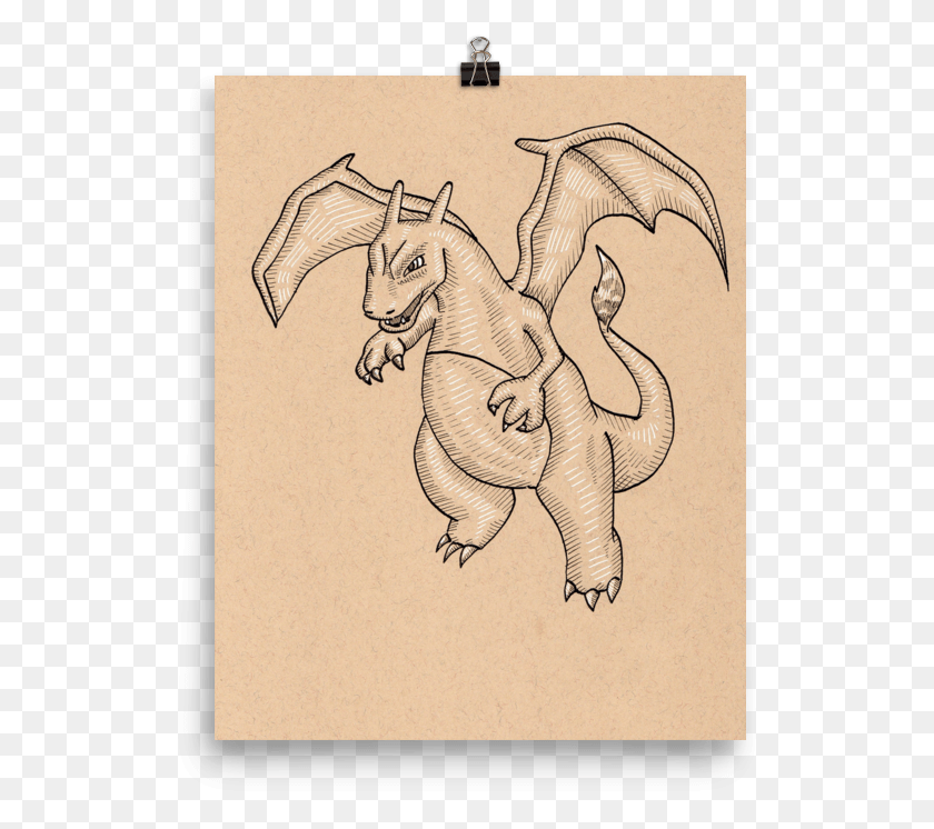 529x686 Sketch, Dinosaur HD PNG Download