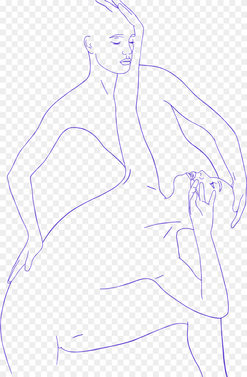 Sketch, Adult, Male, Man, Person Sticker PNG